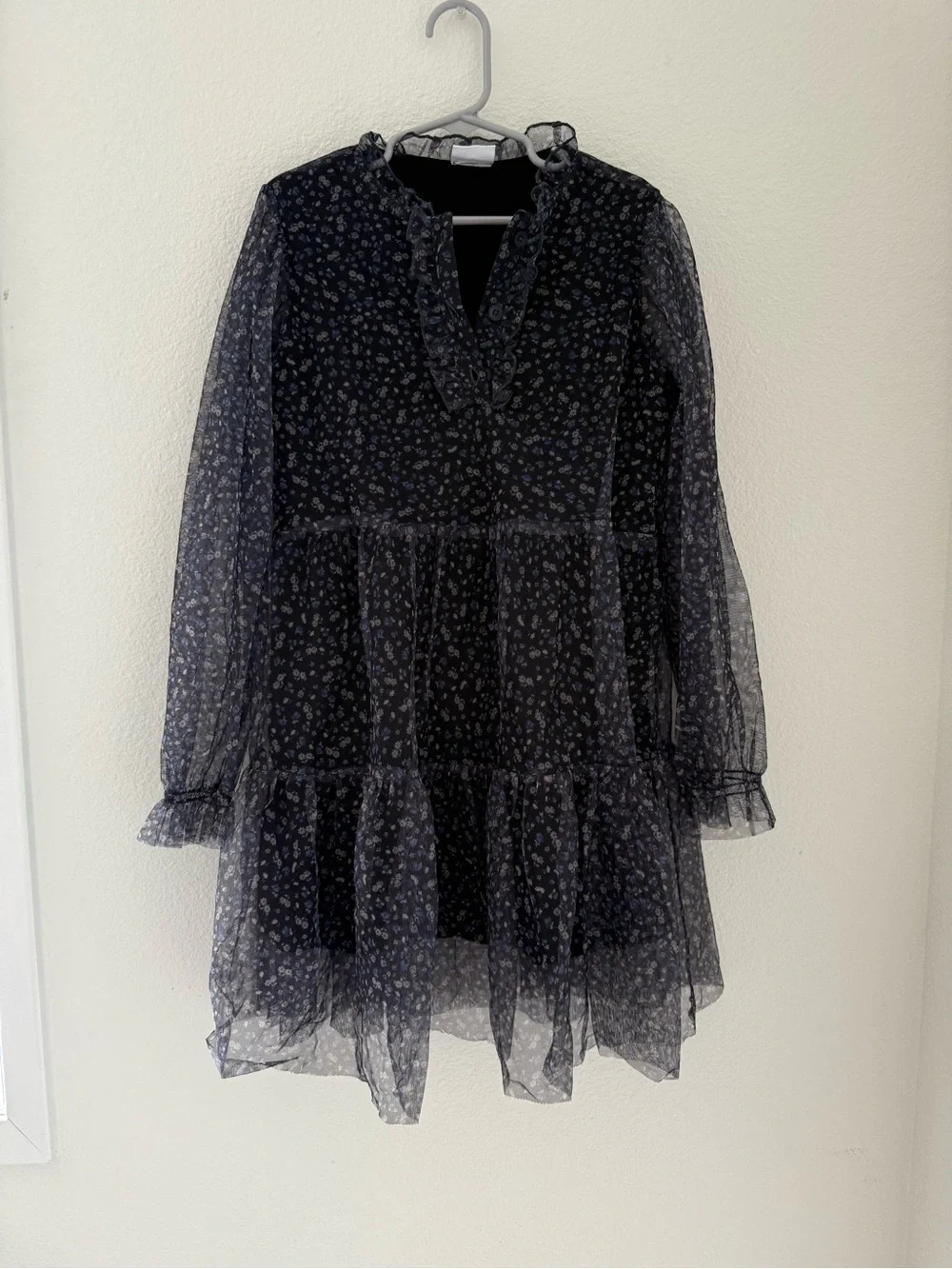 Zara girls tulle tier dress